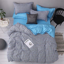 Load image into Gallery viewer, JDDTON New Arrival Classical Double sided Bed Linings Concise Style Bedding Set Quilt Cover Pillowcase Cover Bed 3pcs/set BE031