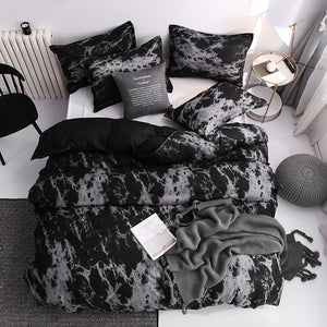 JDDTON New Arrival Classical Double sided Bed Linings Concise Style Bedding Set Quilt Cover Pillowcase Cover Bed 3pcs/set BE031