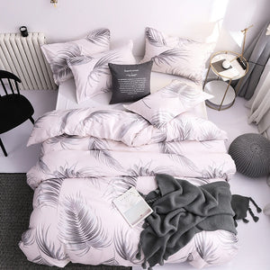 JDDTON New Arrival Classical Double sided Bed Linings Concise Style Bedding Set Quilt Cover Pillowcase Cover Bed 3pcs/set BE031