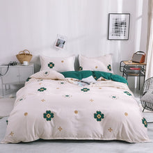 Load image into Gallery viewer, 3/4 pcs Luxury Comforter Bedding Sets Geometric Pattern Bed Linen Cotton/Polyester Duvet Cover Bed Sheet Pillowcases Cover Set