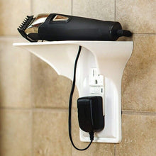 Load image into Gallery viewer, Hot Sale Wall Outlet Shelf Standard Vertical Duplex Décor Outlet with Cable Channel Charging for Cell Phone Home White