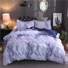 Load image into Gallery viewer, Marble Pattern Bedding Set Duvet Cover Set 2/3pcs Bed Set Twin Double Queen Quilt Cover Bed linen (No Sheet No Filling)