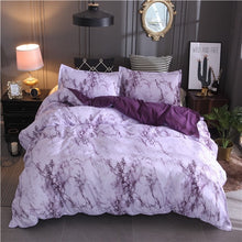 Load image into Gallery viewer, Marble Pattern Bedding Set Duvet Cover Set 2/3pcs Bed Set Twin Double Queen Quilt Cover Bed linen (No Sheet No Filling)