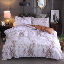 Load image into Gallery viewer, Marble Pattern Bedding Set Duvet Cover Set 2/3pcs Bed Set Twin Double Queen Quilt Cover Bed linen (No Sheet No Filling)