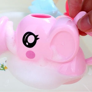 Cartoon Baby Bath Caps Baby Shampoo Cup Children Bathing Bailer Baby Shower Spoons Child Washing Hair Cup Kids bath tool